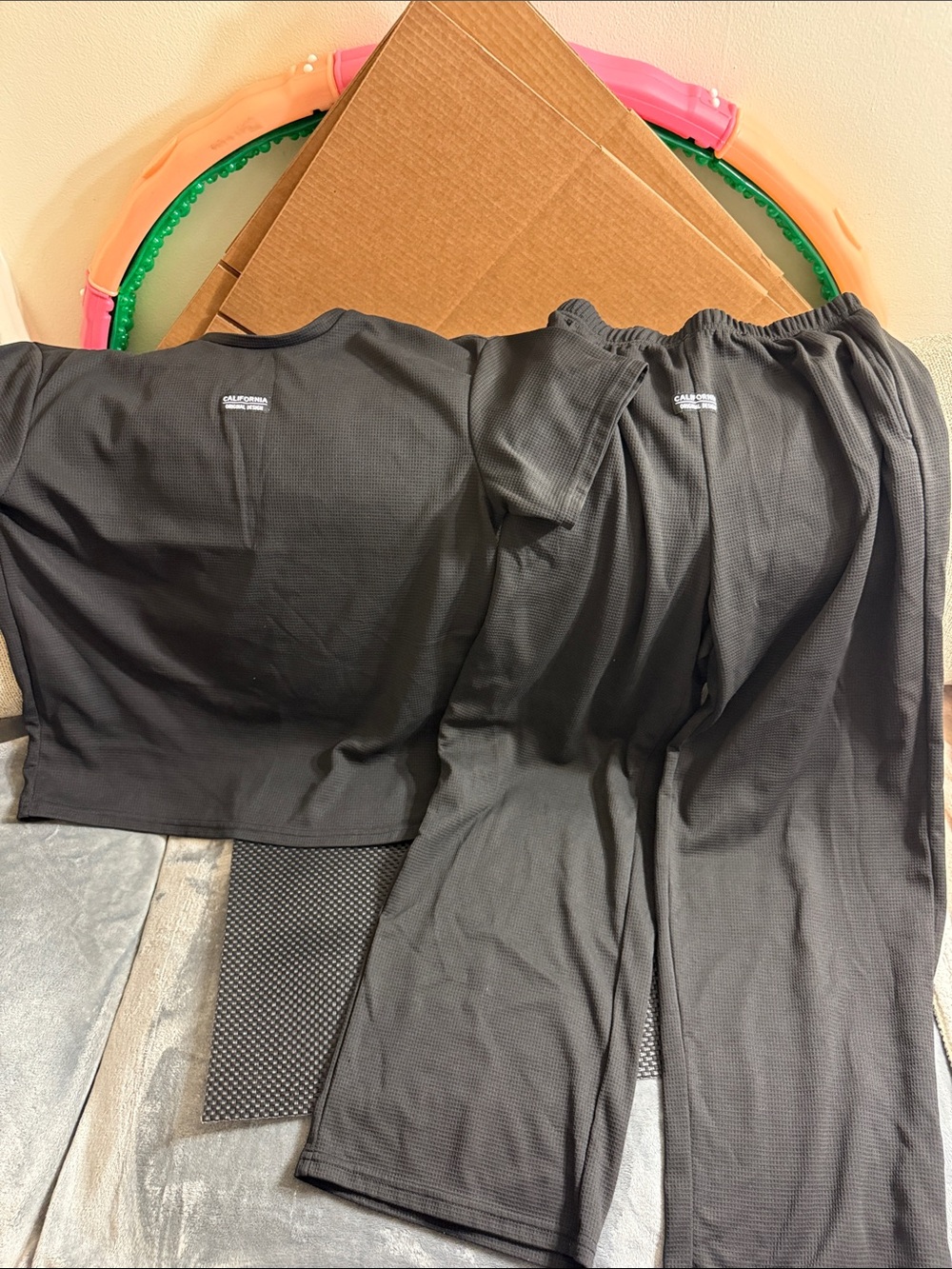 SHEIN Women's Black Sweatpants & Top Set